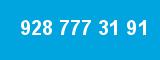 928 777 31 91